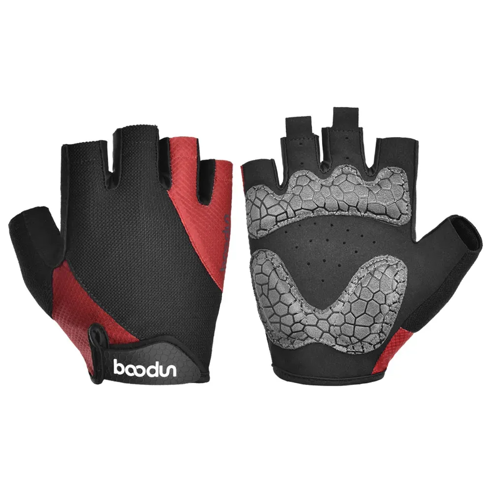 1411spandex breatheable shock absorb cycling gloves with half finger racing gloves