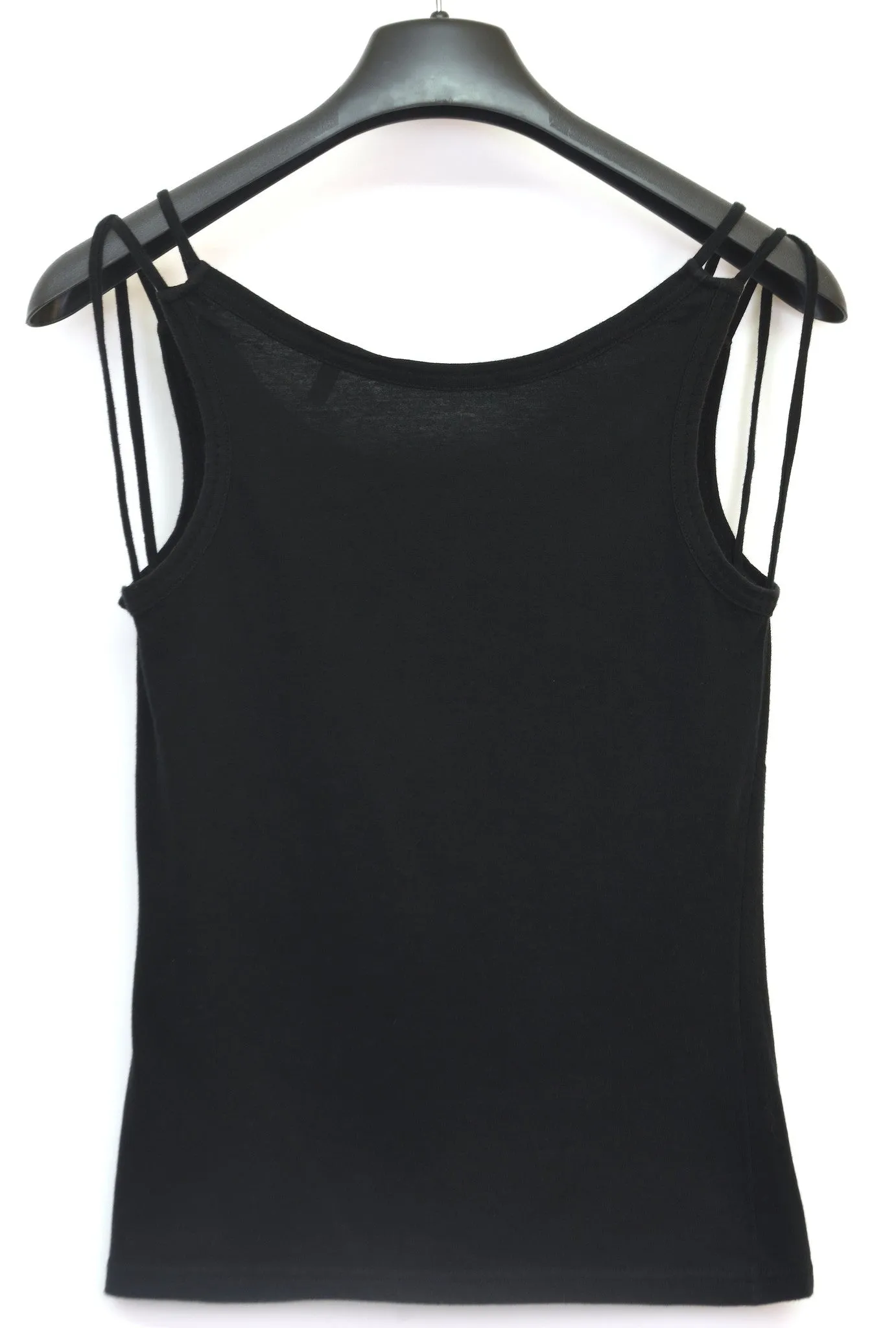 2001 Tailored Tank Top with Shoulder Strap Details