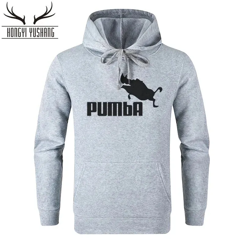 2024 Autumn/Winter Men's New Pumba Sports Print Hoodie Set Men's Fleece Sweater Casual Designer Sportswear Casual Pullover w13