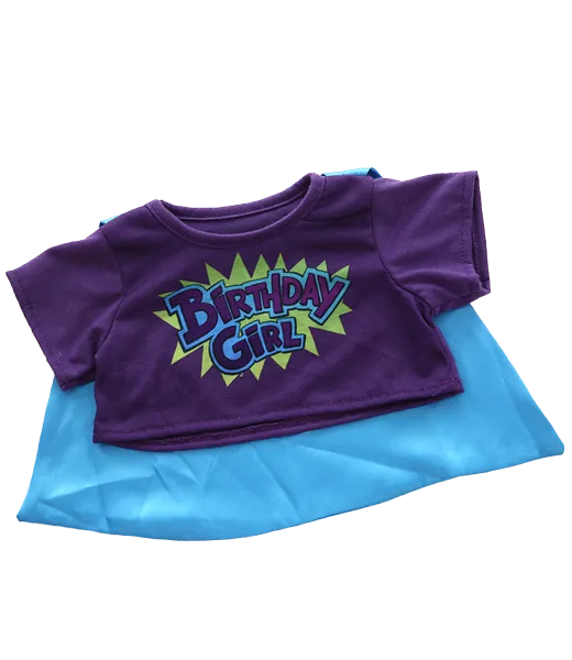 8" Birthday Hero Girl Tee