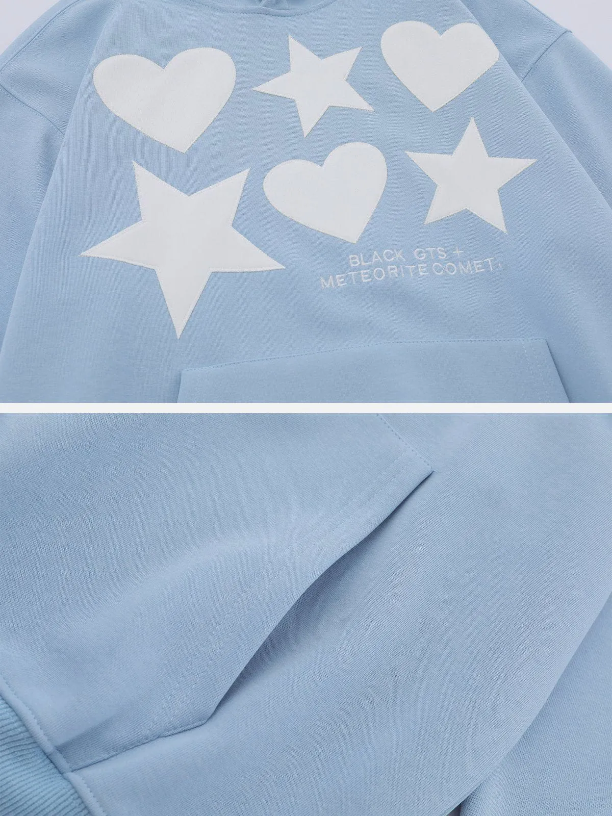 Aelfric Eden Embroidery Star Heart Hoodie