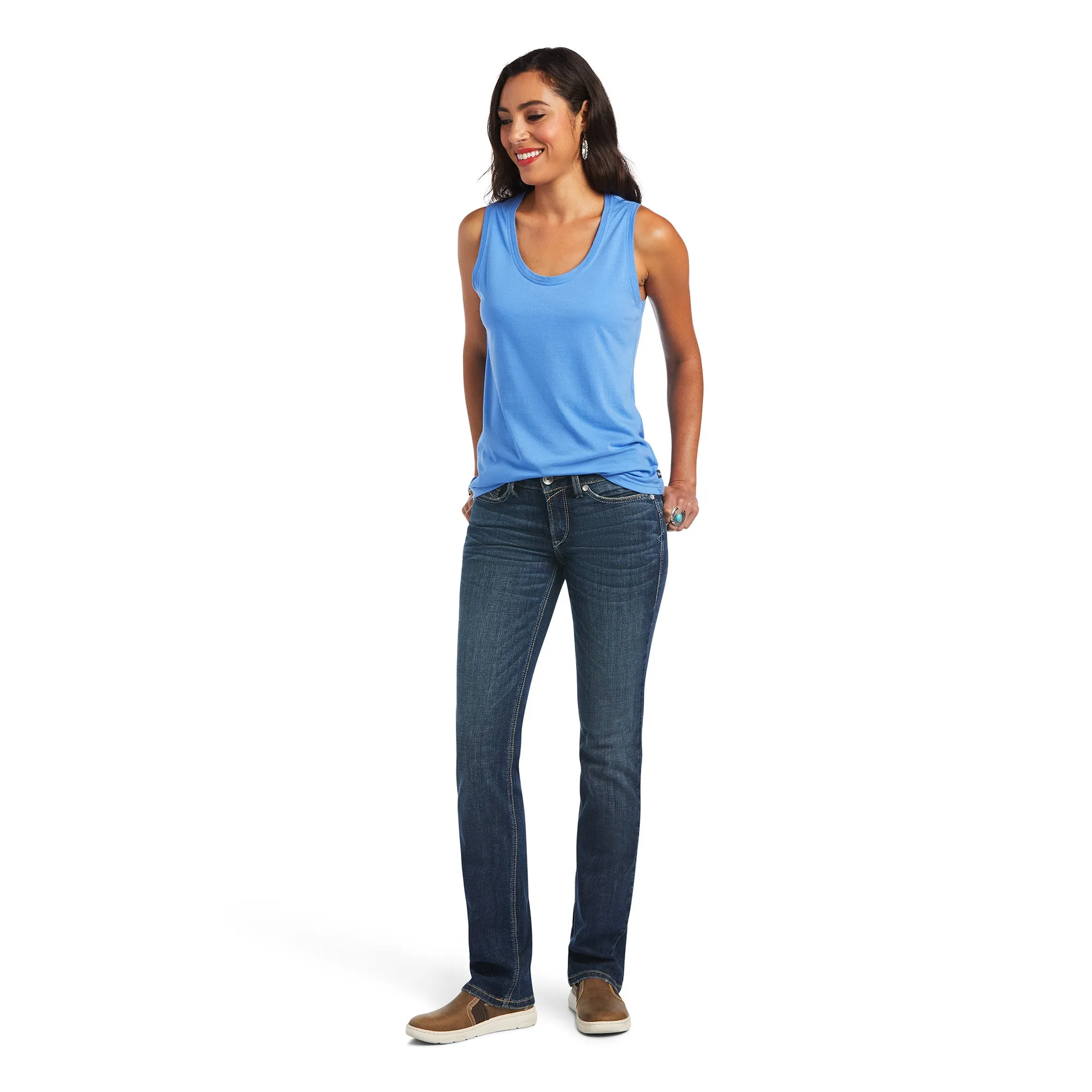 Ariat Ladies Element Sleeveless Reykjavik Blue Tank 10040588