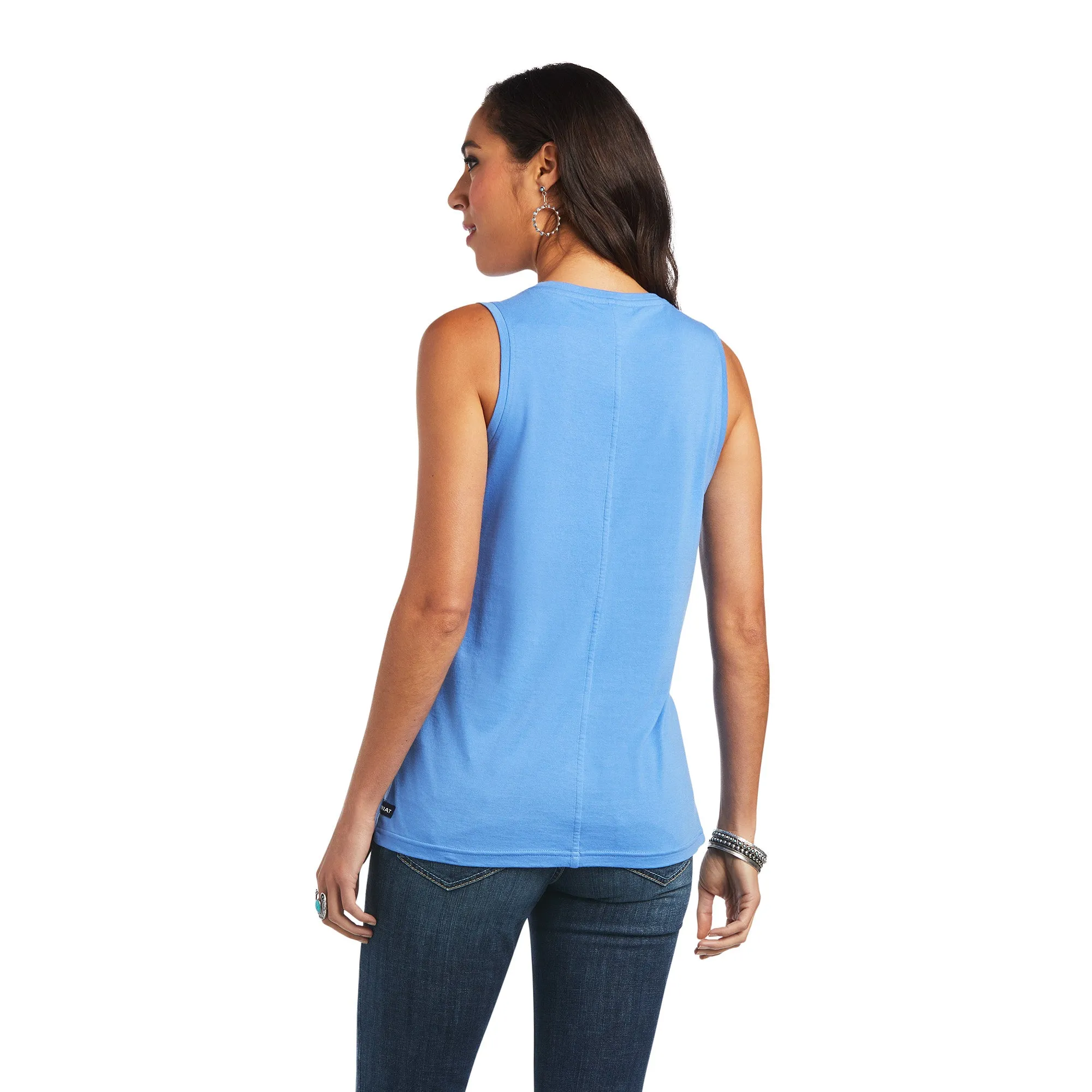 Ariat Ladies Element Sleeveless Reykjavik Blue Tank 10040588