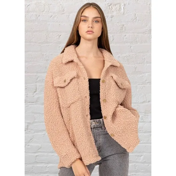 Ashley Teddy Sherpa Shacket