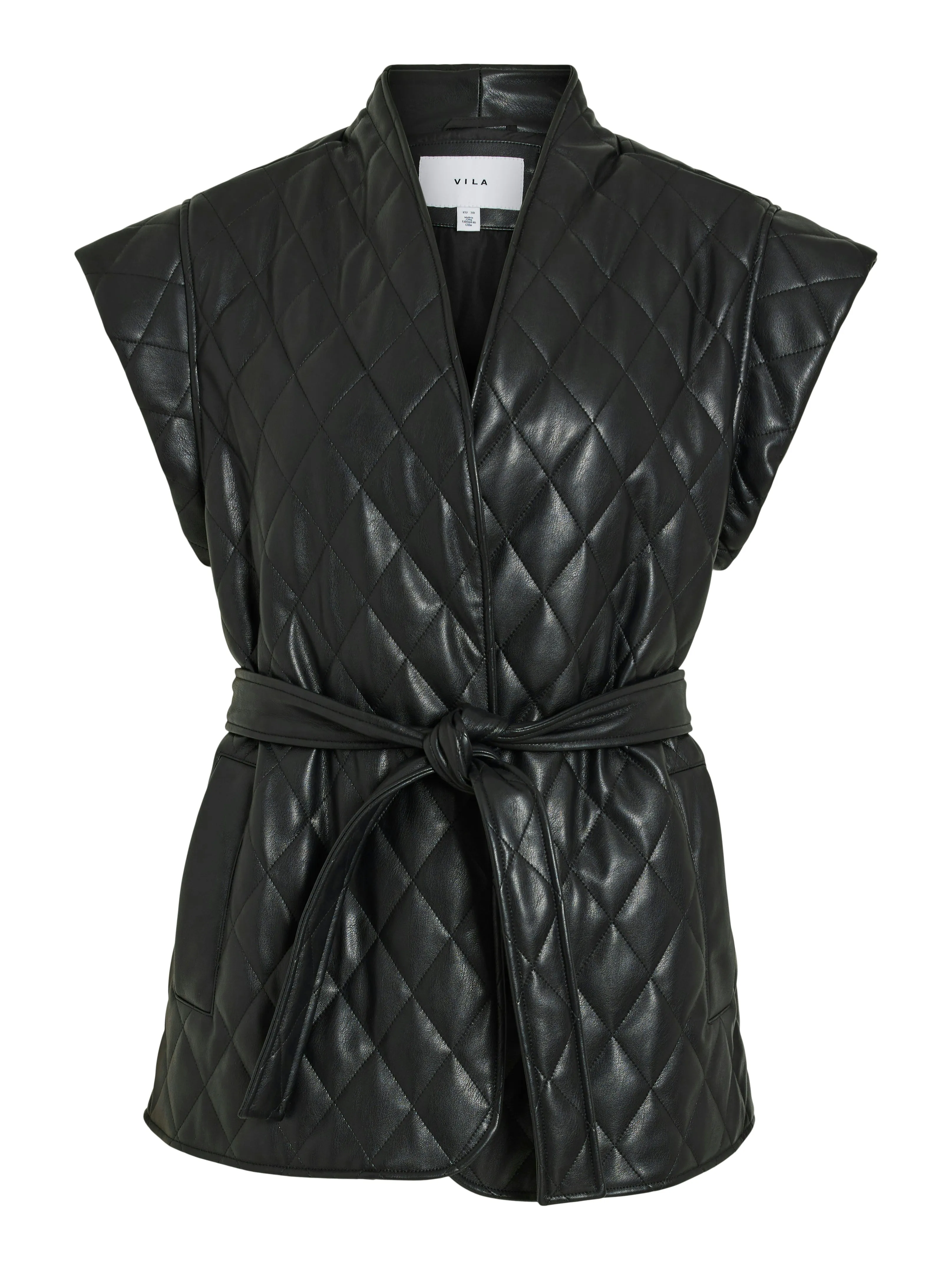 Bara Quilted Gilet (Black Beauty)