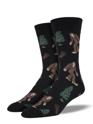 Bigfoot Men's Crew Socks Black