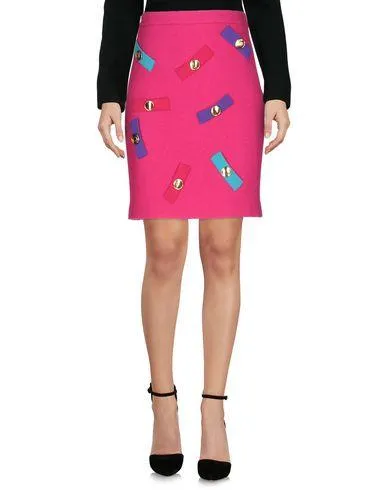 Boutique Moschino Women Knee length skirt Fuchsia 10 UK