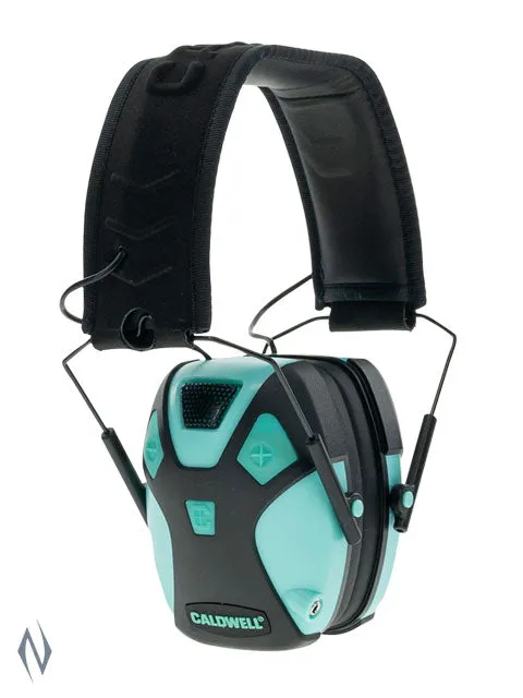 Caldwell Emax Pro Electronic Ear Muffs Aqua