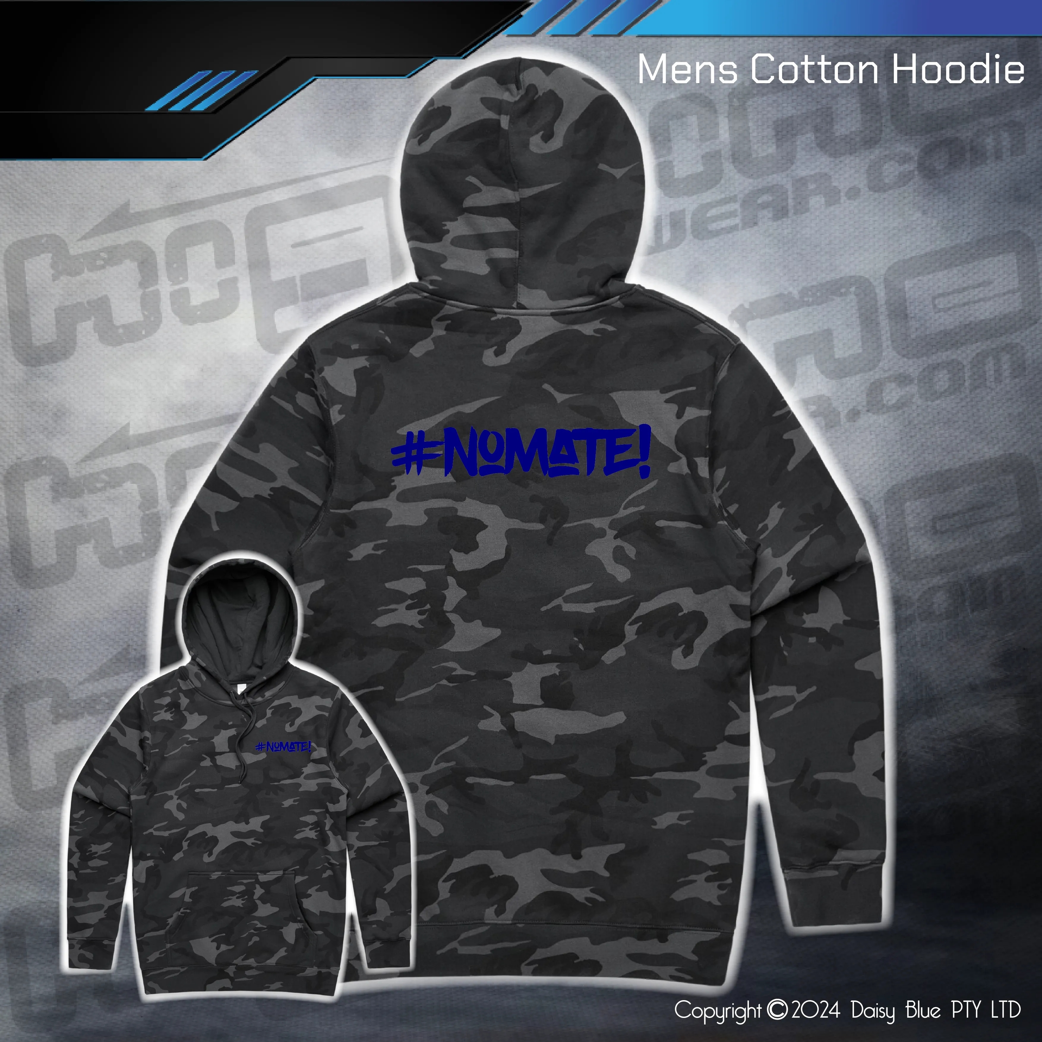 Camo Hoodie - #nomate!