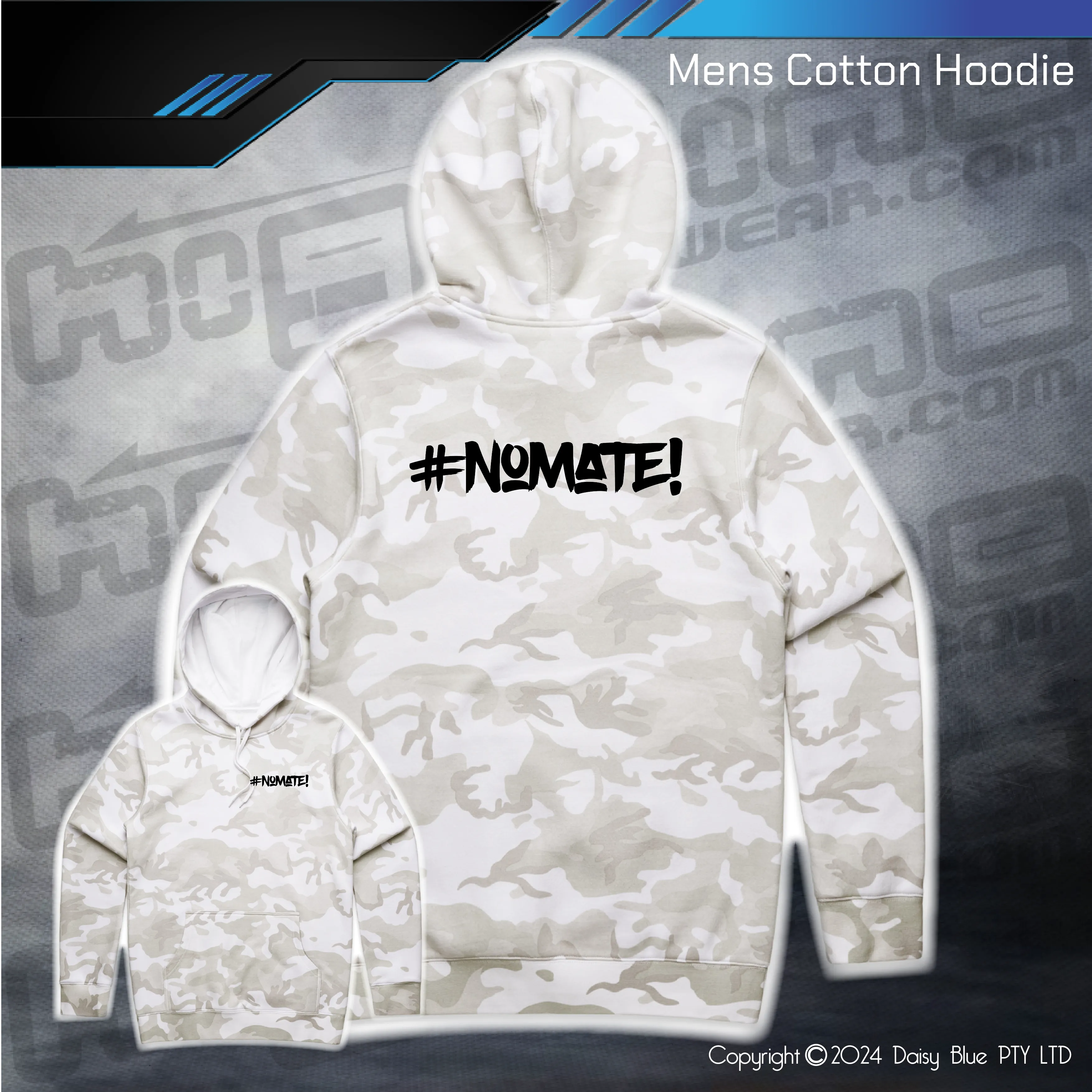 Camo Hoodie - #nomate!