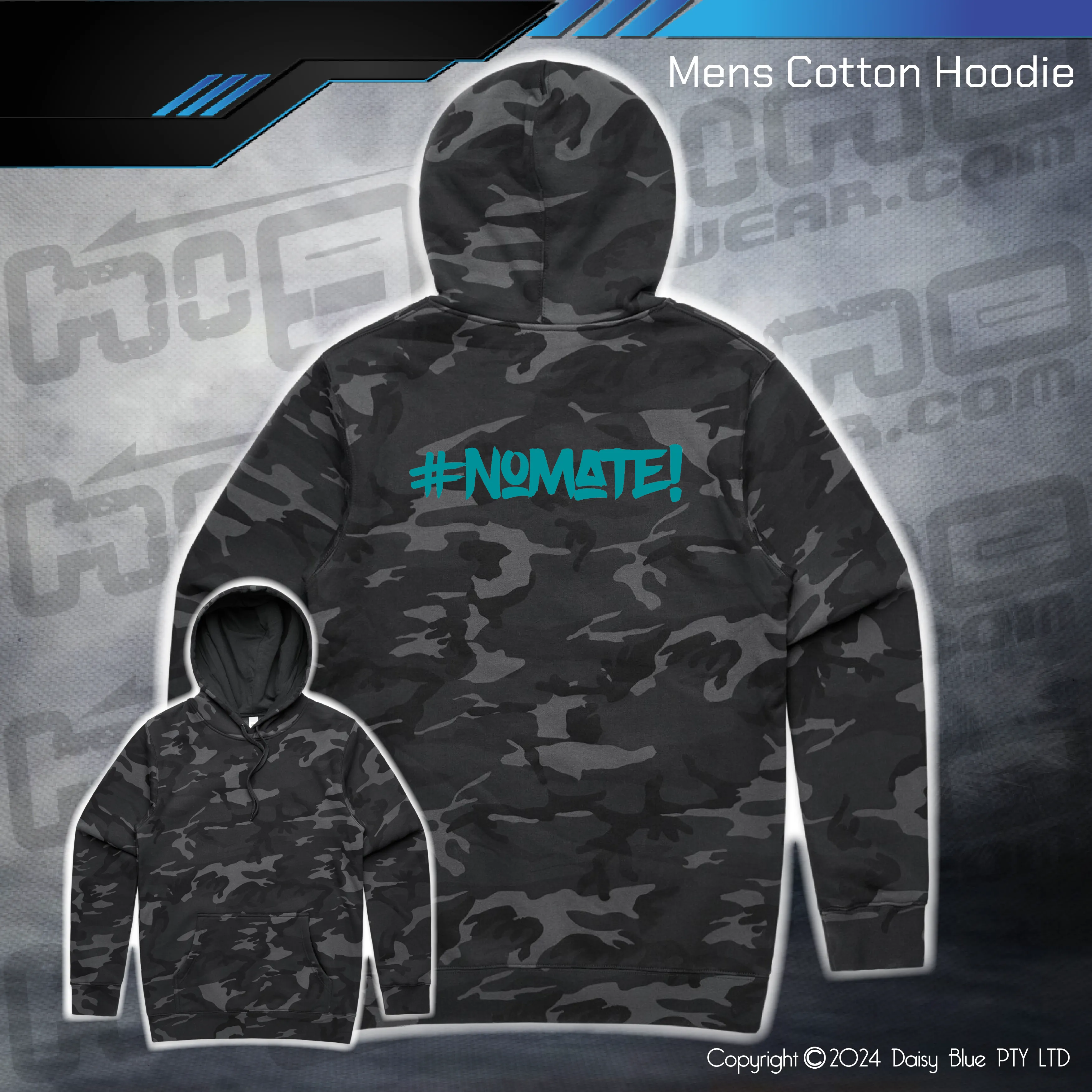 Camo Hoodie - #nomate!