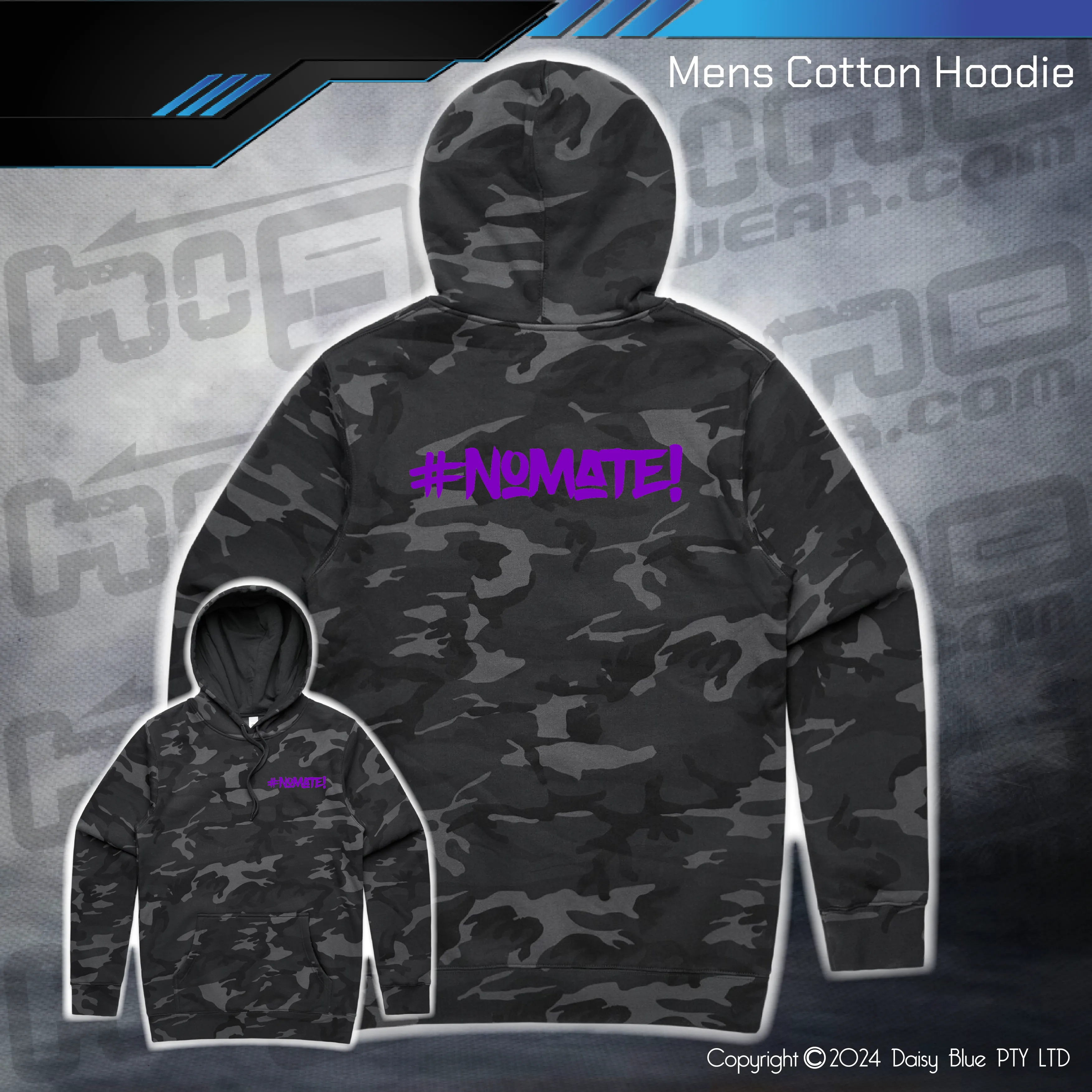 Camo Hoodie - #nomate!