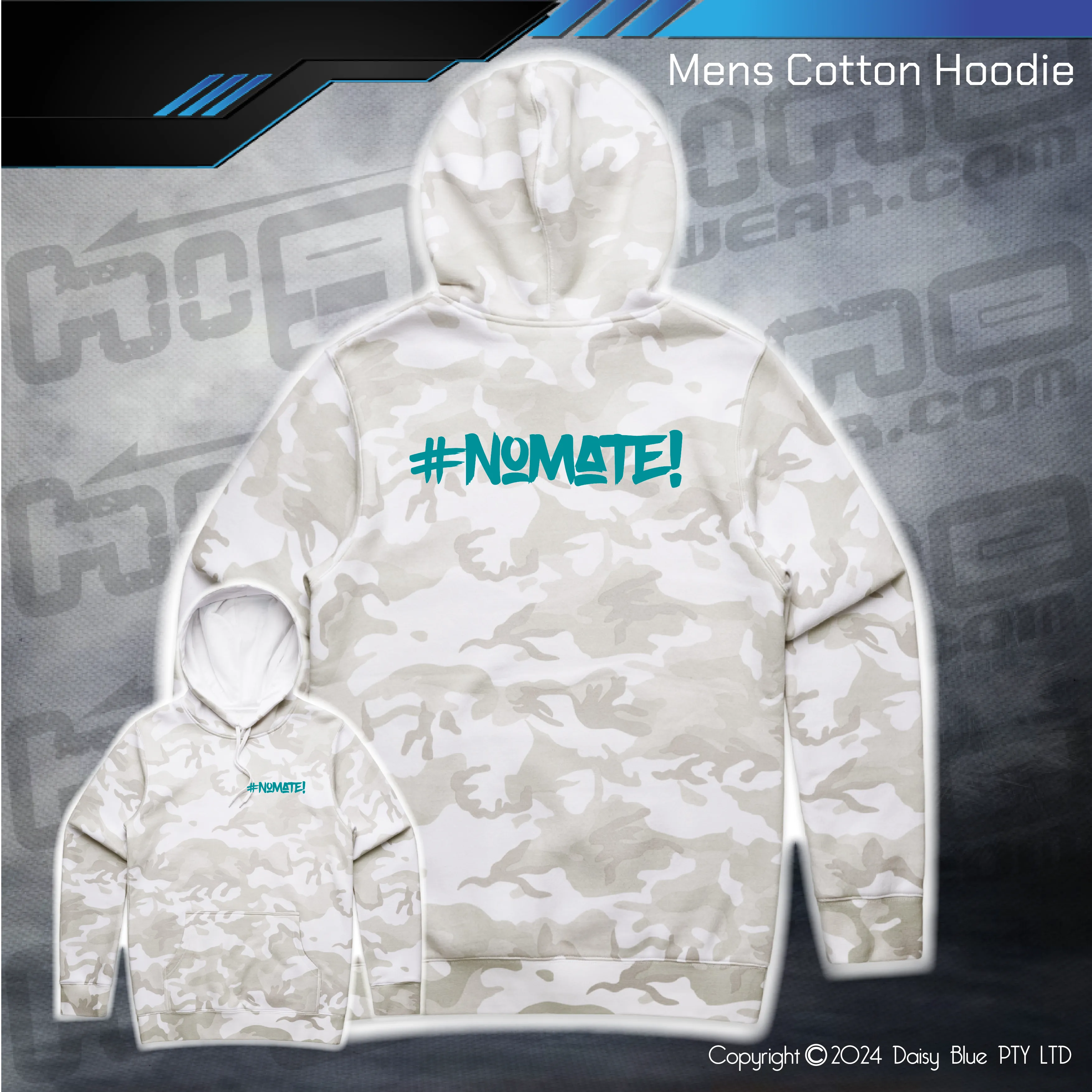 Camo Hoodie - #nomate!