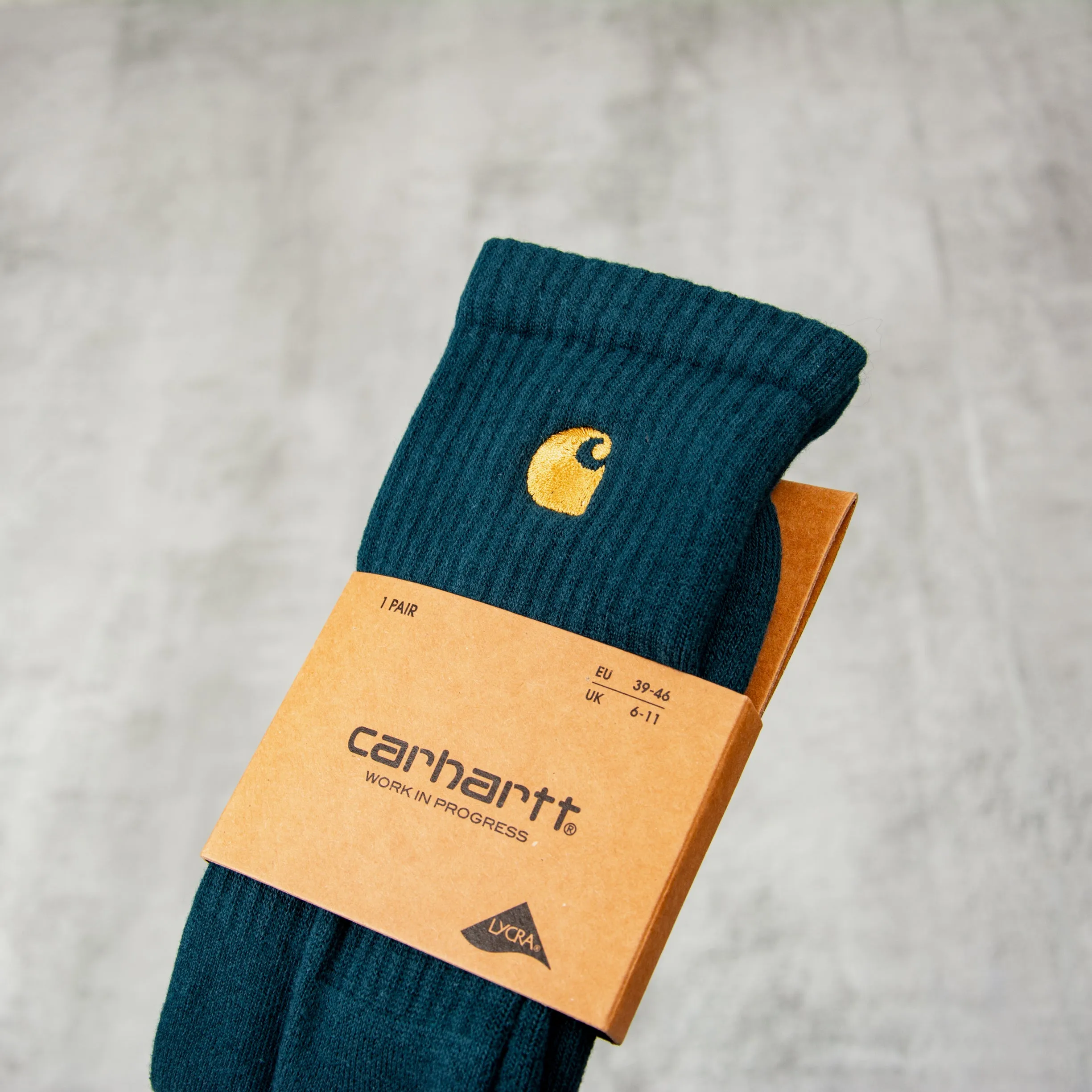 Carhartt WIP Chase Socks - Duck Blue