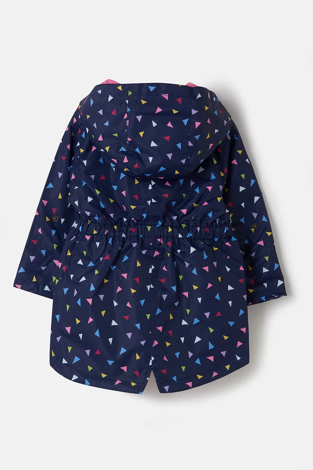 Charlotte Rain Parka - Triangle Print