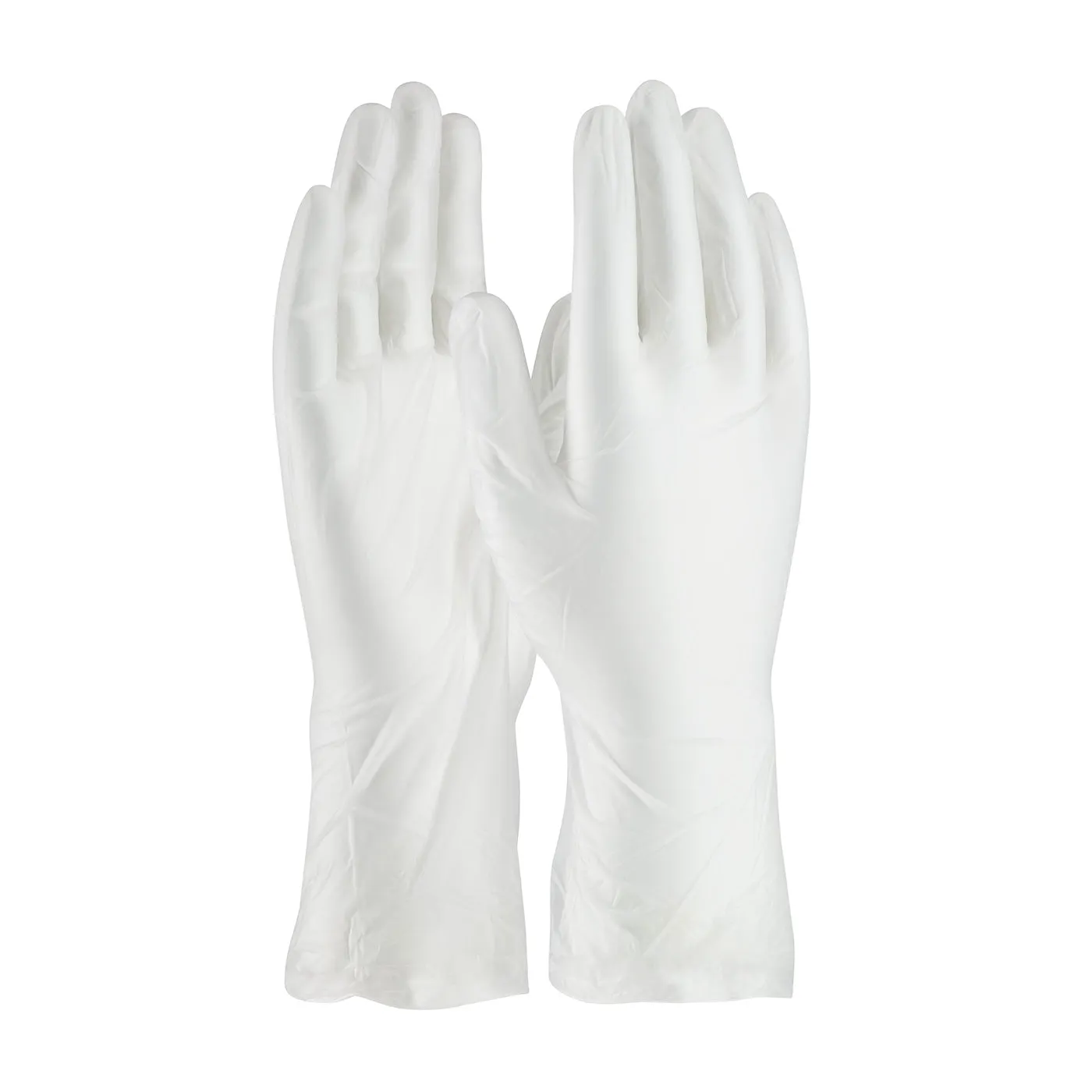 CleanTeam 100-2830 12" Single Use Class 10 Cleanroom Vinyl Glove with Finger Textured Grip (1 Case)