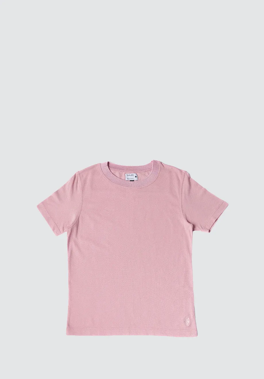 Cotton Pique Tee | Dusty Pink