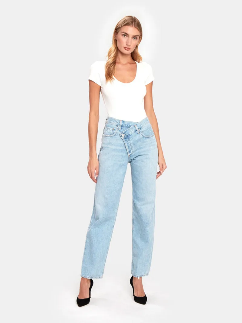 CRISS CROSS UPSIZED JEAN IN SUBURBIA