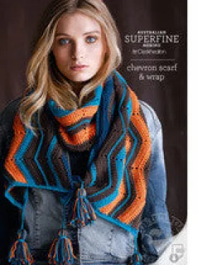 Crochet Pattern Chevron Scarf & Wrap