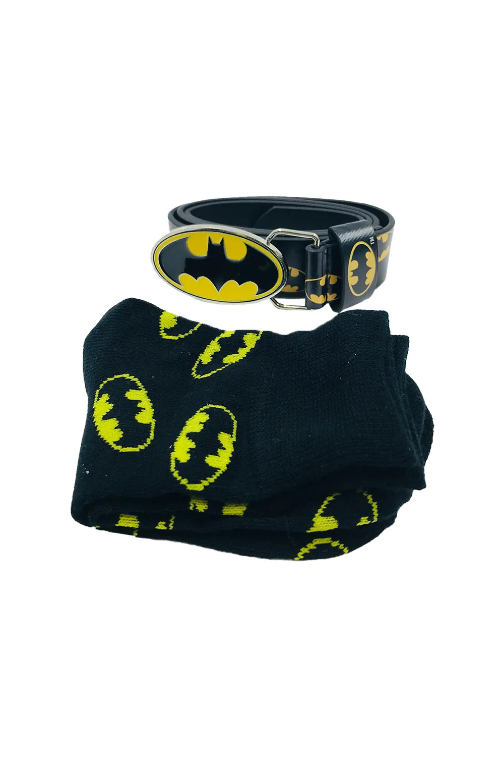 DC Batman Belt & Sock Set