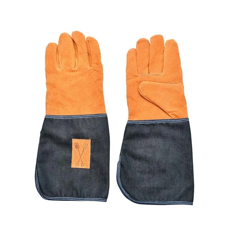 DENIM GARDEN GLOVES (LONG)