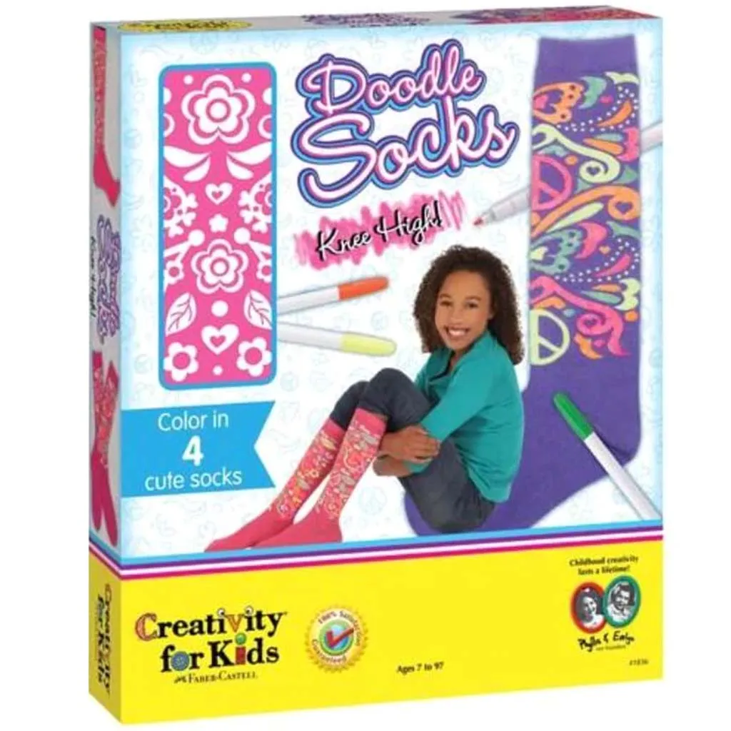 Doodle Socks Knee-High