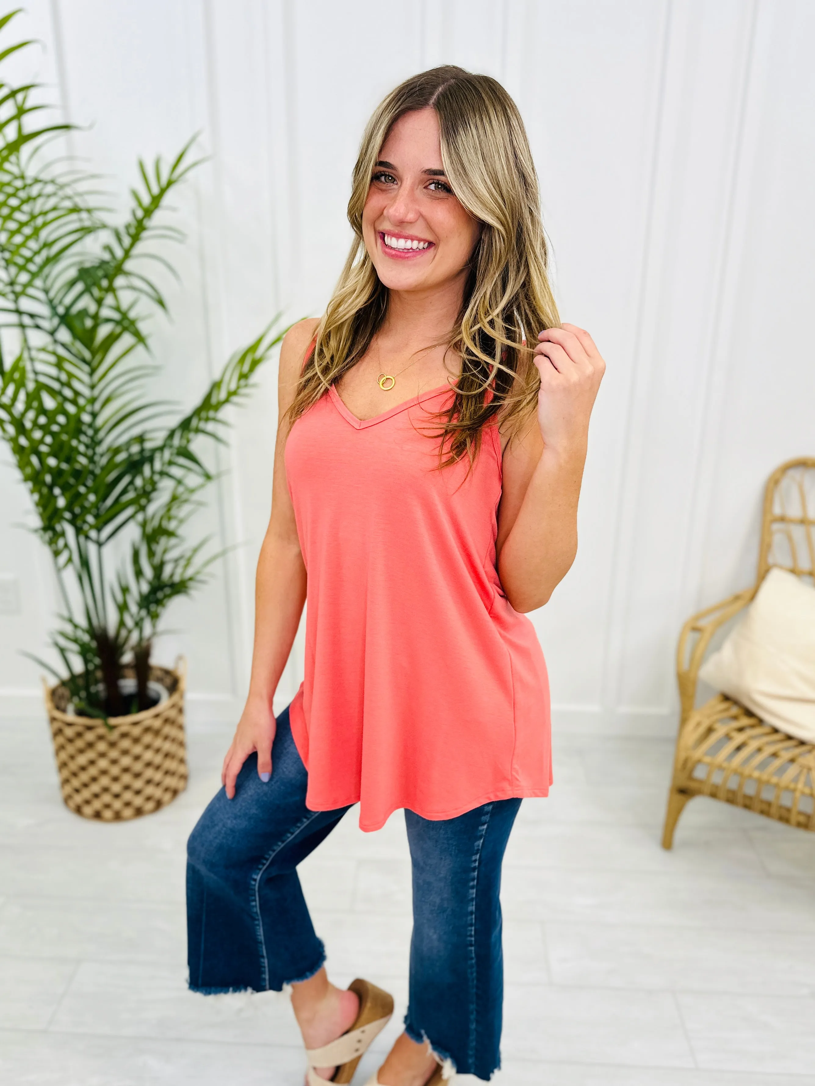 DOORBUSTER! REG/CURVY Leaving Me Speechless Tank Top- Multiple Colors!