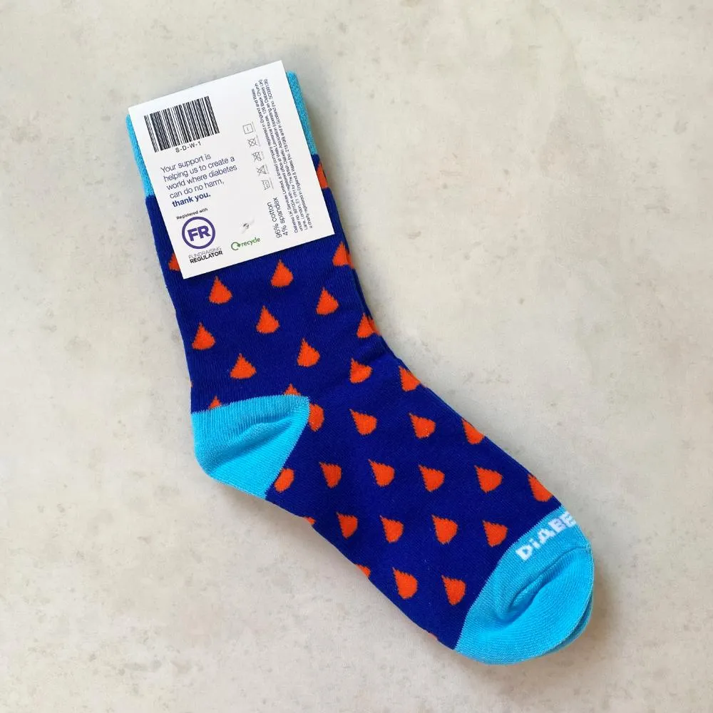 Droplet Diabetes UK Socks