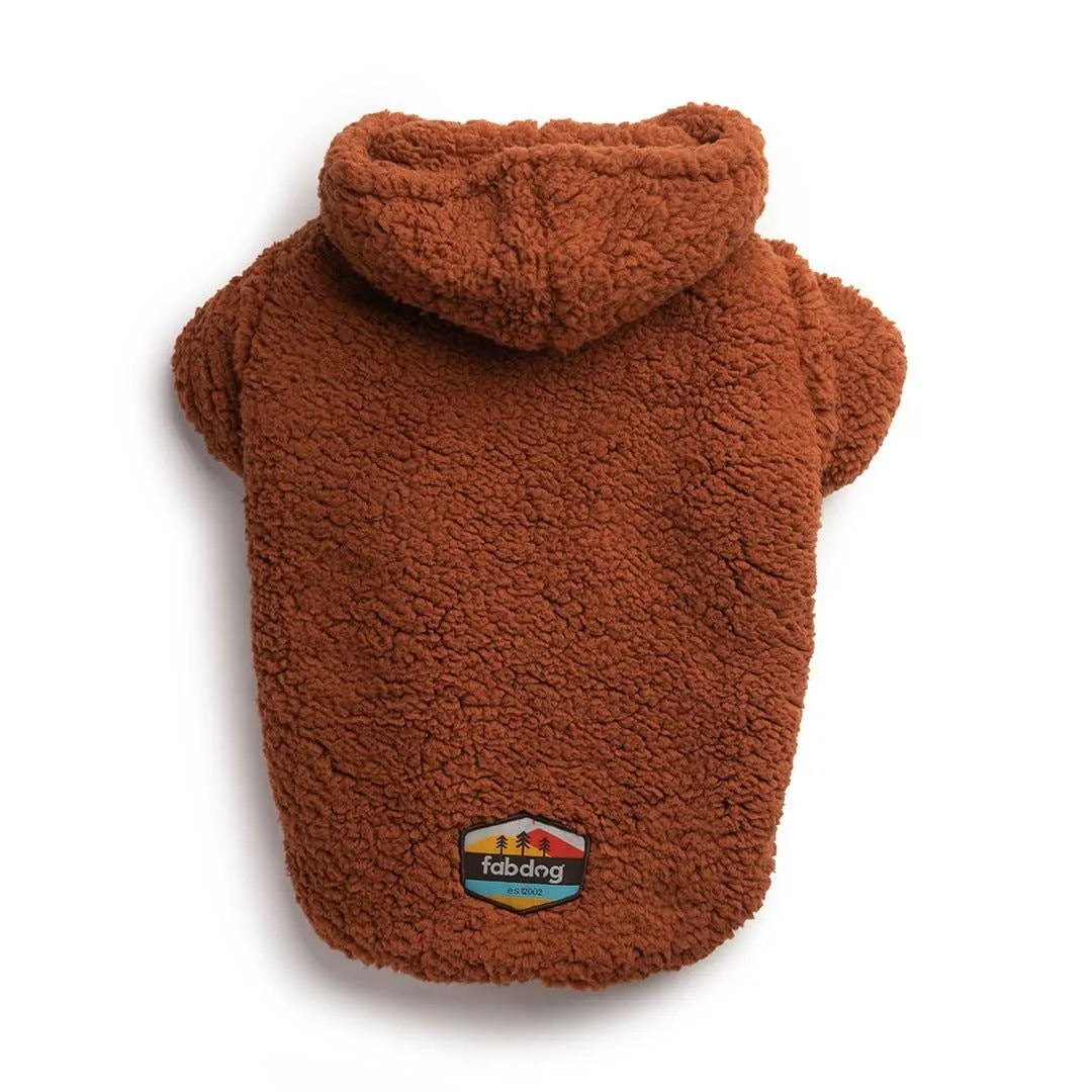 Fabdog | Rust Sherpa Dog Hoodie