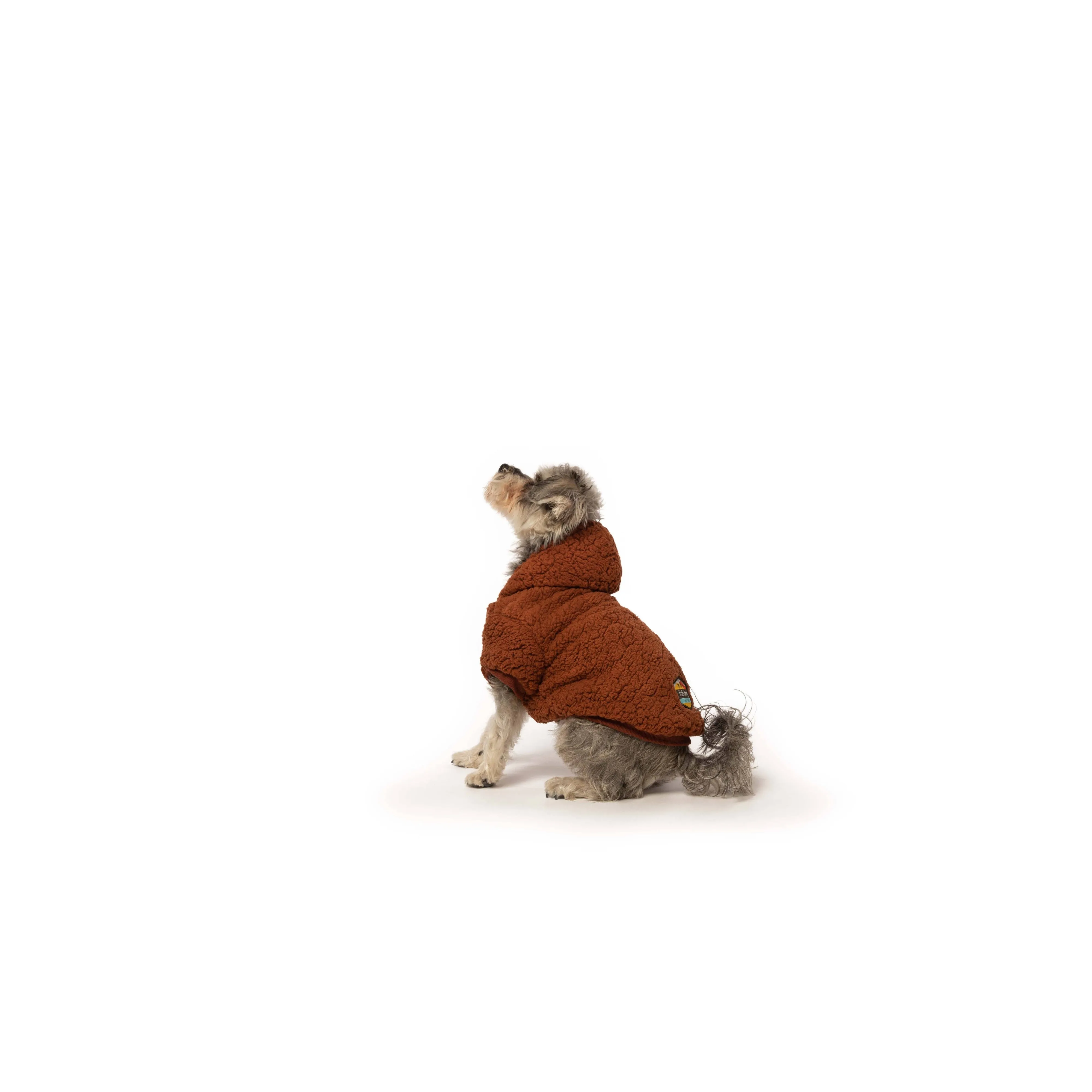 Fabdog | Rust Sherpa Dog Hoodie