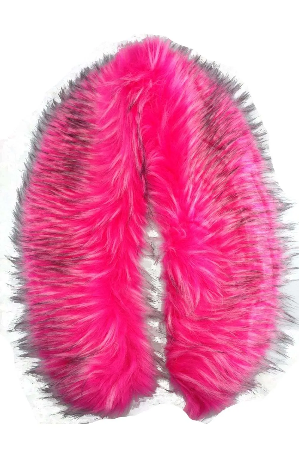 Faux Raccoon Fur Collar Scarf