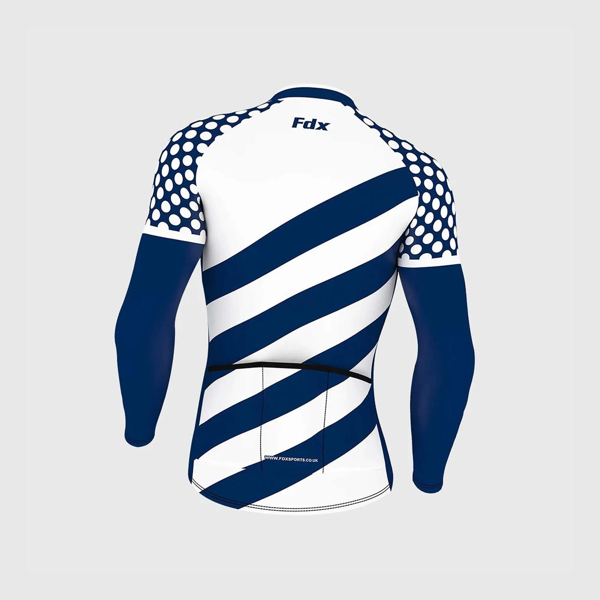 Fdx Men's & Boy's Set Equin Thermal Roubaix Long Sleeve Cycling Jersey & Bib Tights - White