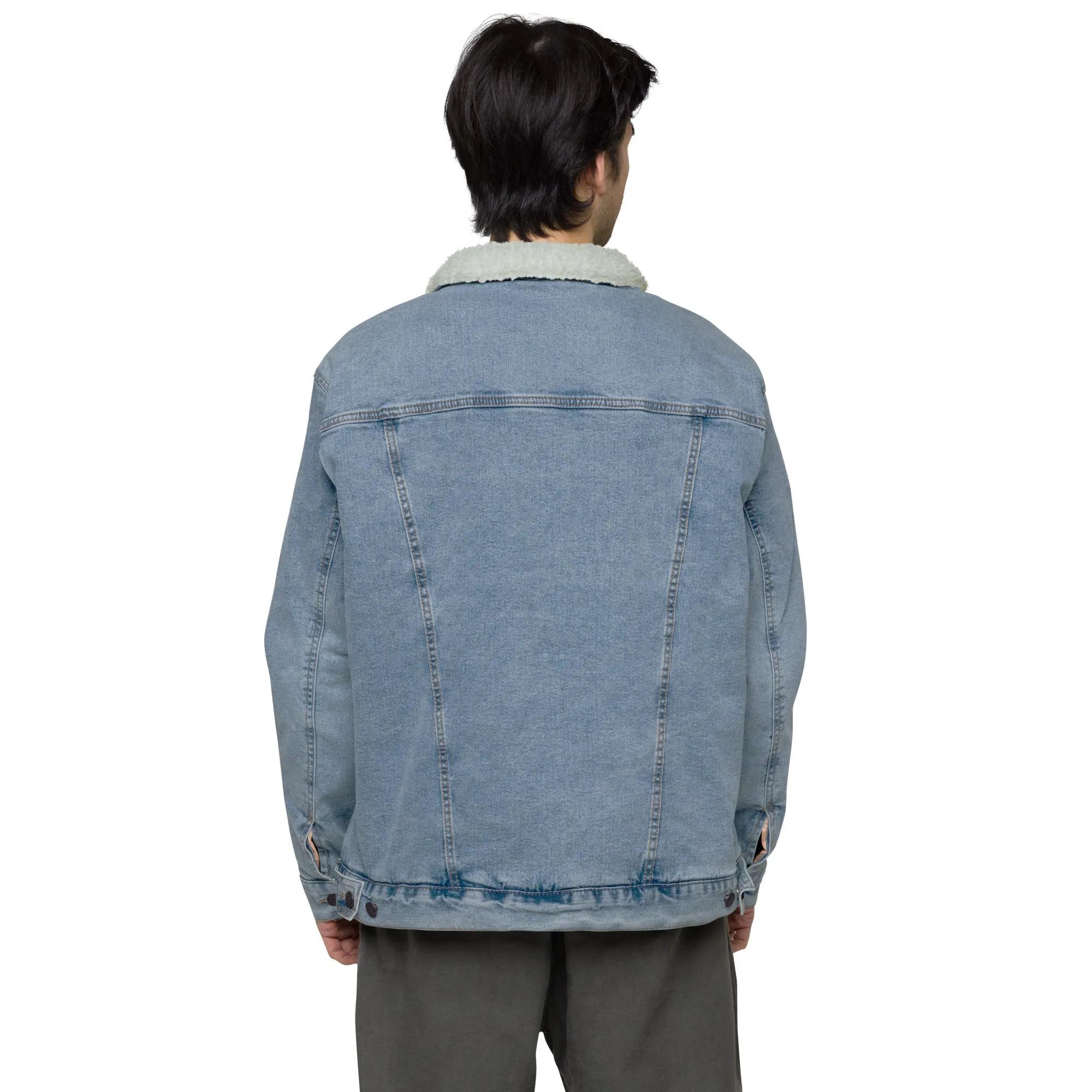 Frog & CO Unisex Denim Sherpa Jacket