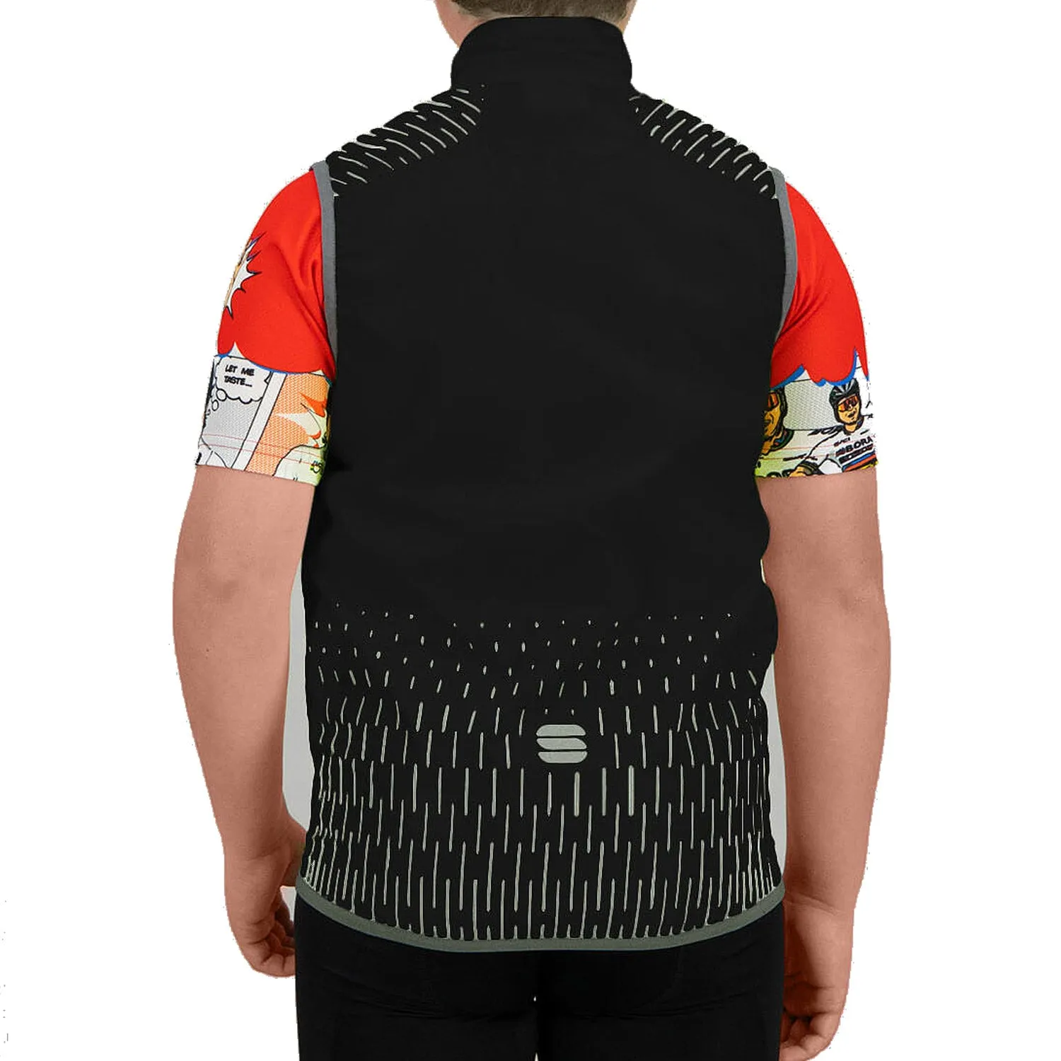 Gilet Bambino Sportful Reflex - Nero reflex