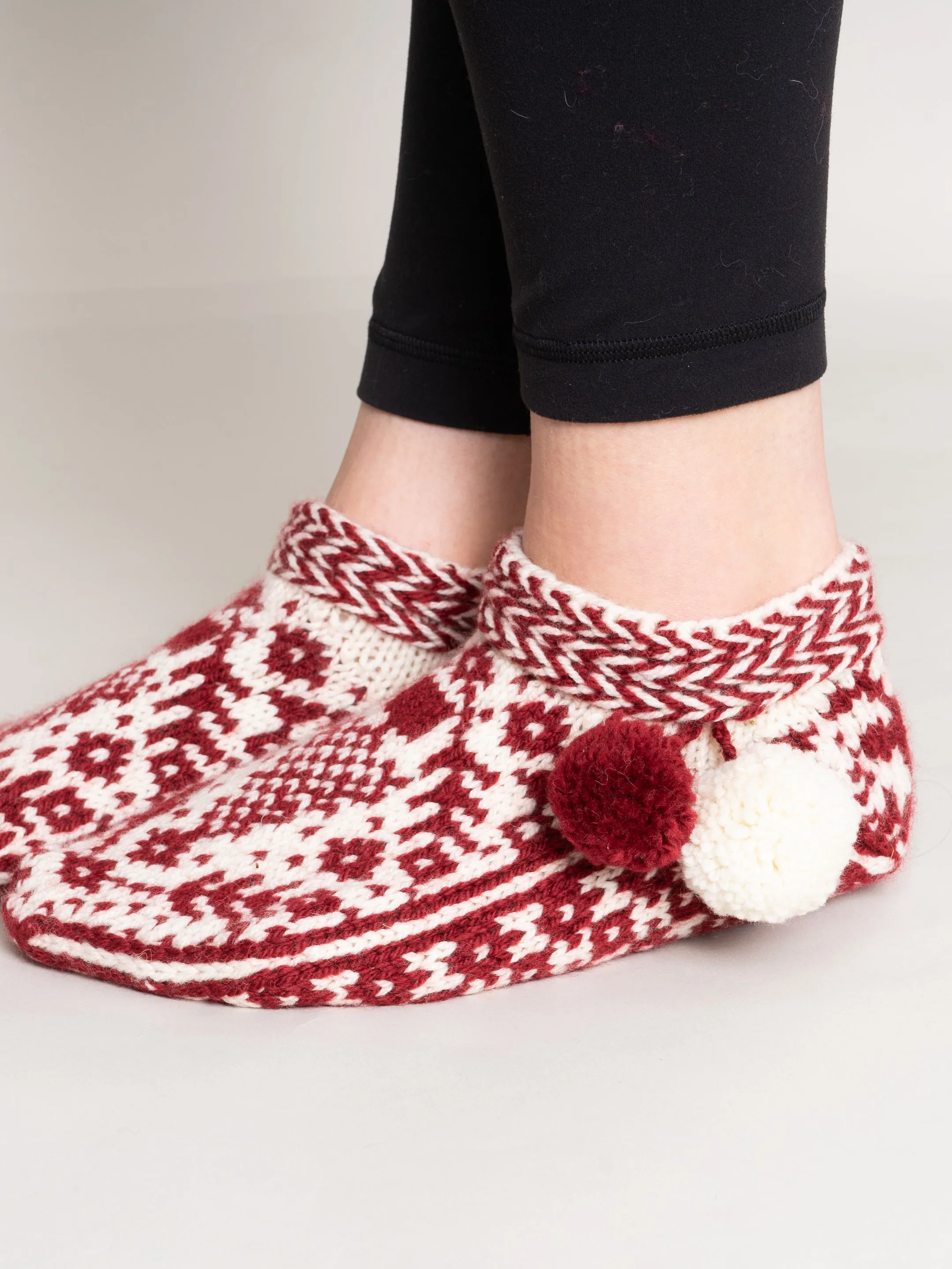 Glad Tidings Slippers by Caitlin Shepherd <br/><small>knitting pattern</small>