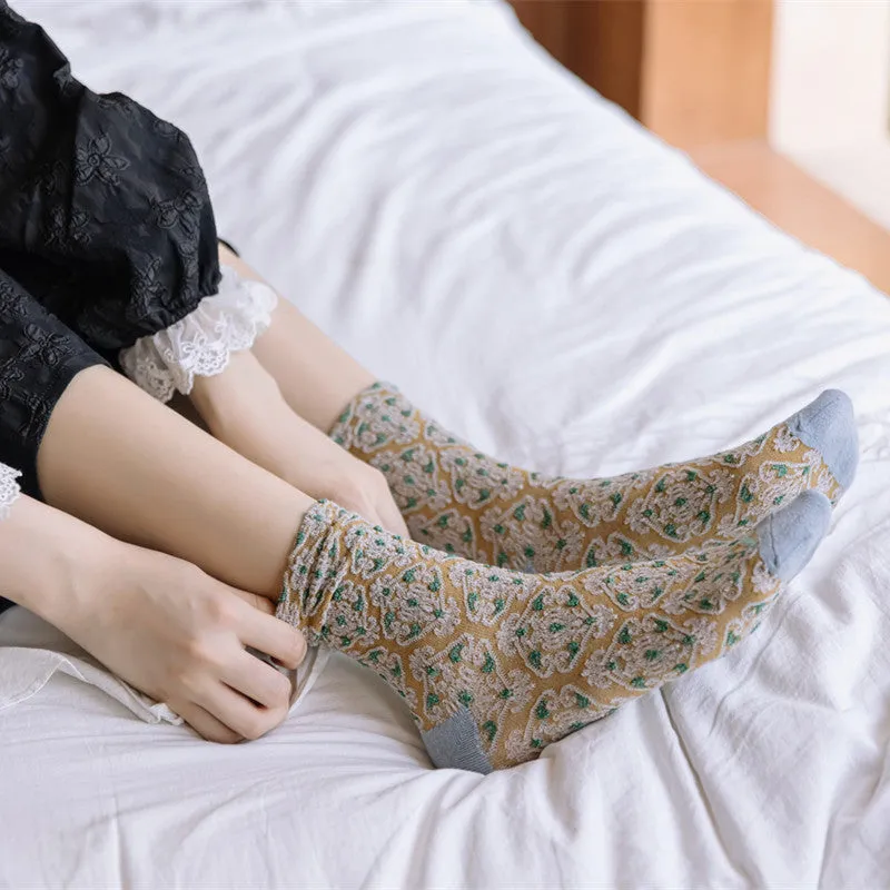 Gohobi Colourful Floral Socks