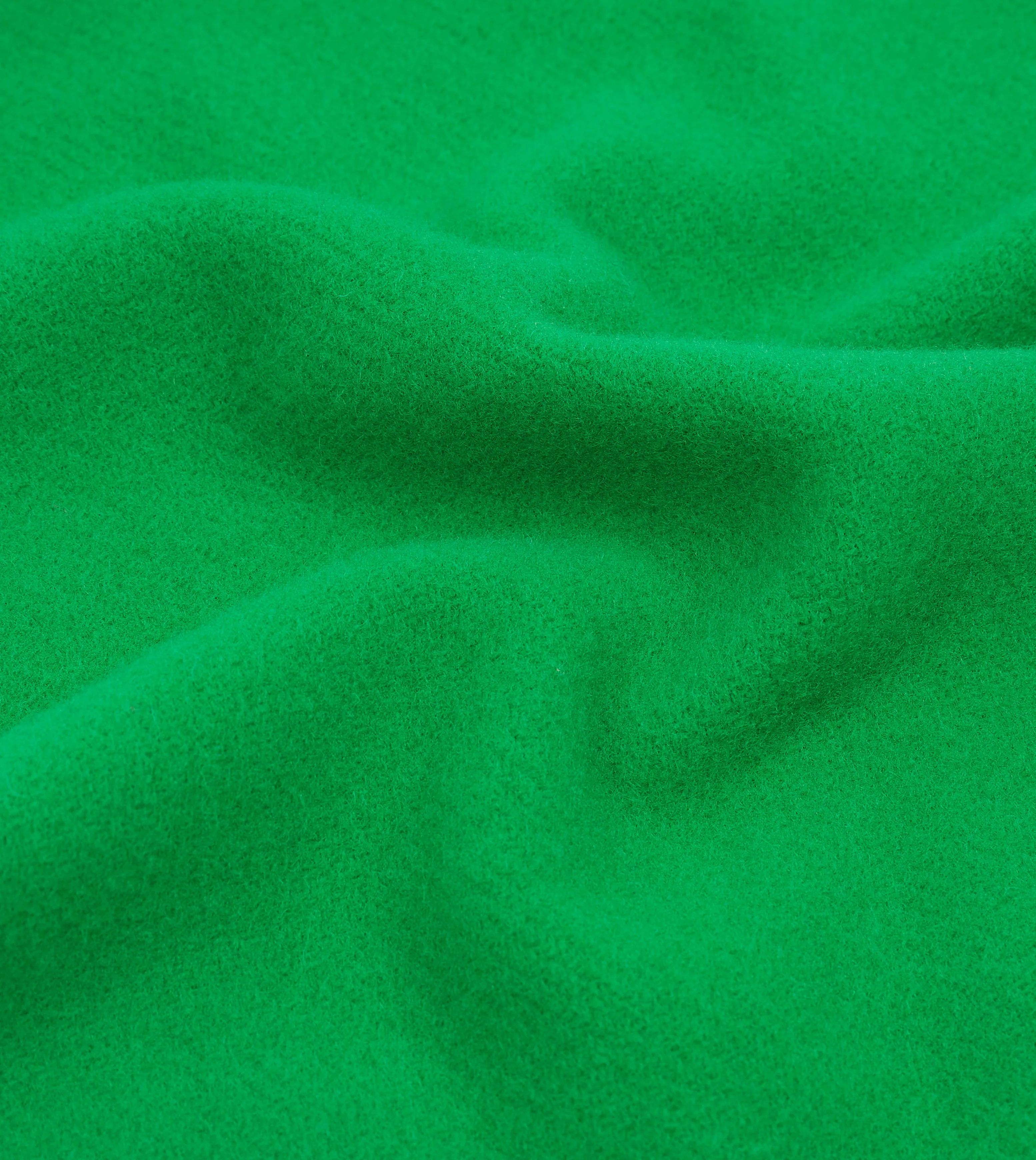 Green Solid Wool Scarf