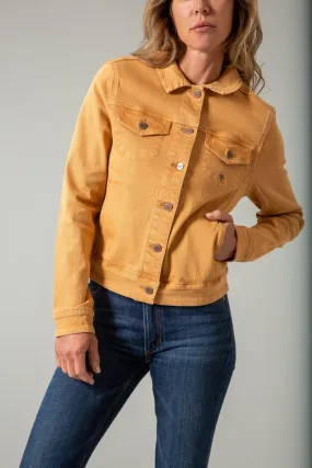 Kimes Ranch Womens Winslow Trucker Gold Earth 100% Cotton Cotton Jacket