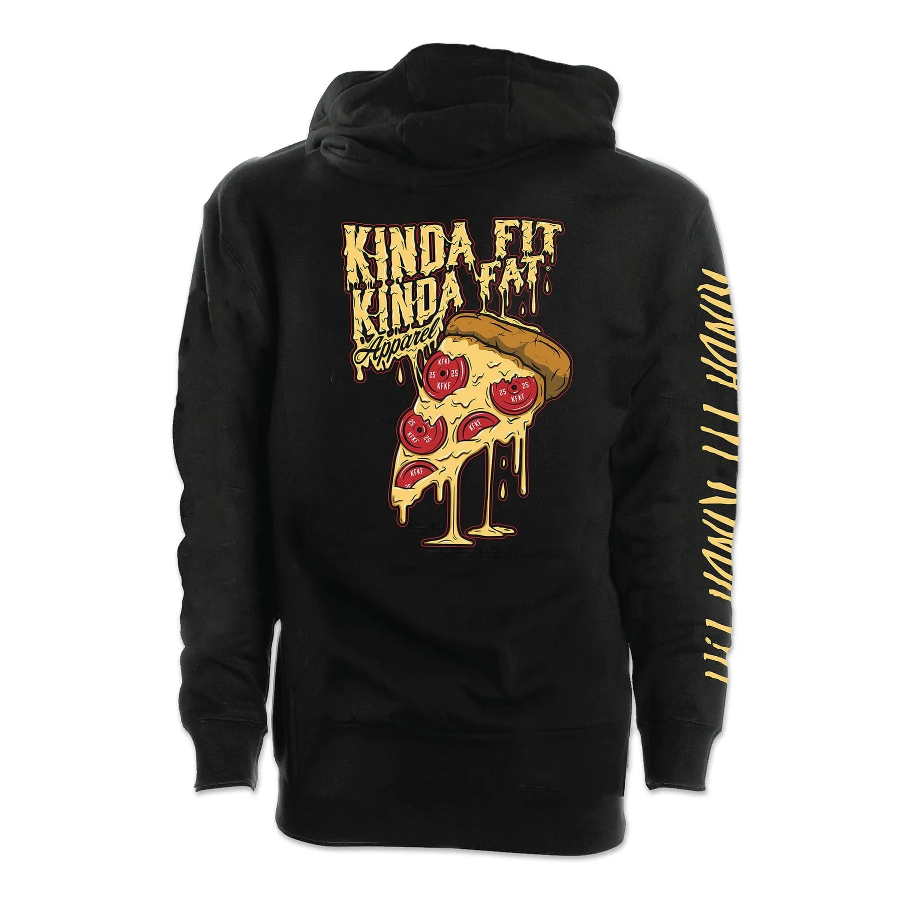 Kinda Fit Kinda Fat Plateroni Pizza Hoodie