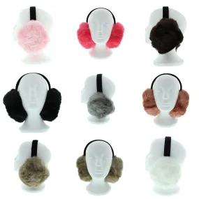 Large Plush Faux Fur Assorted Ear Muffs