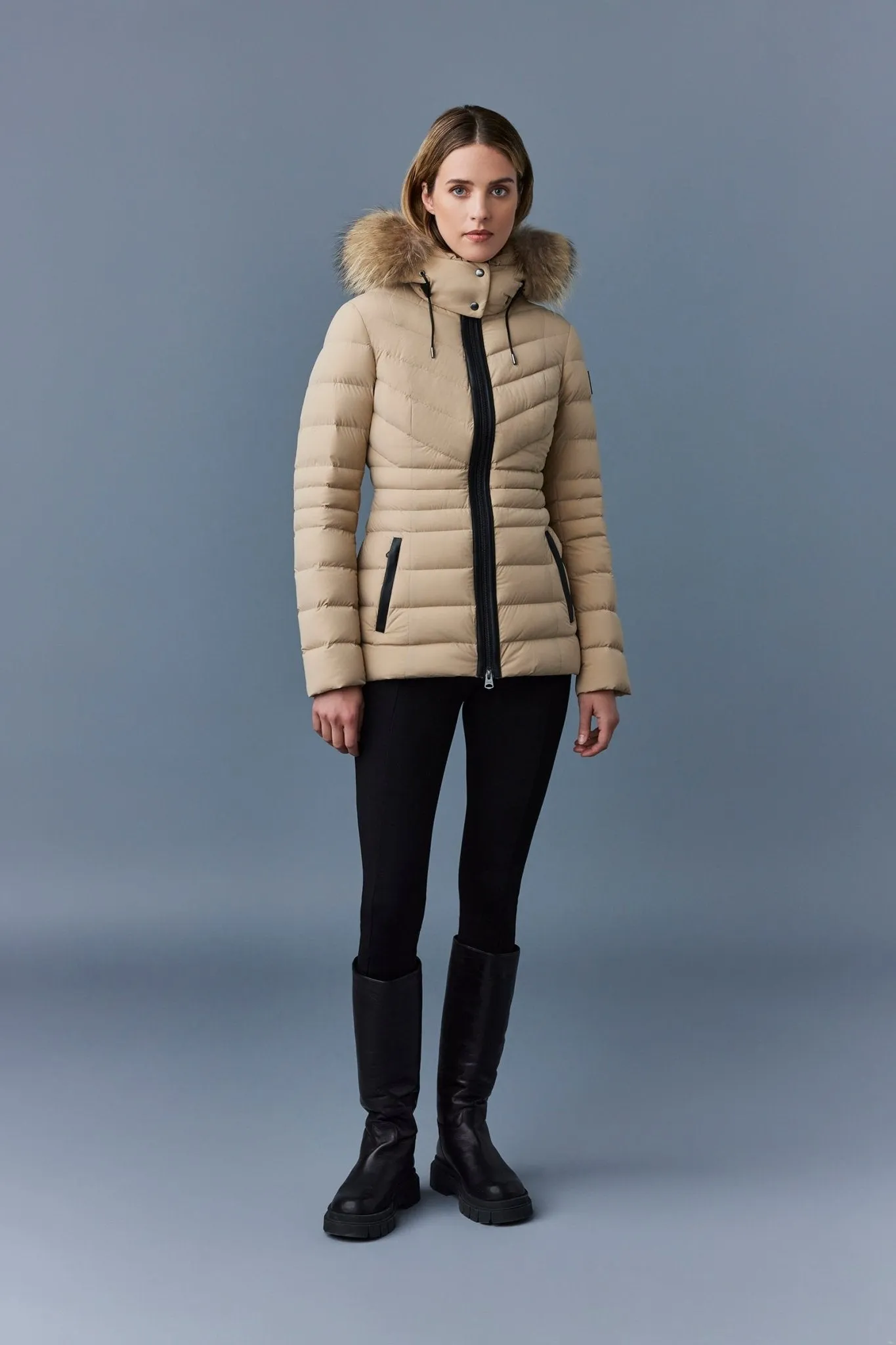 MACKAGE PATSY-F - Agile-360 Down Jacket With Natural Fur