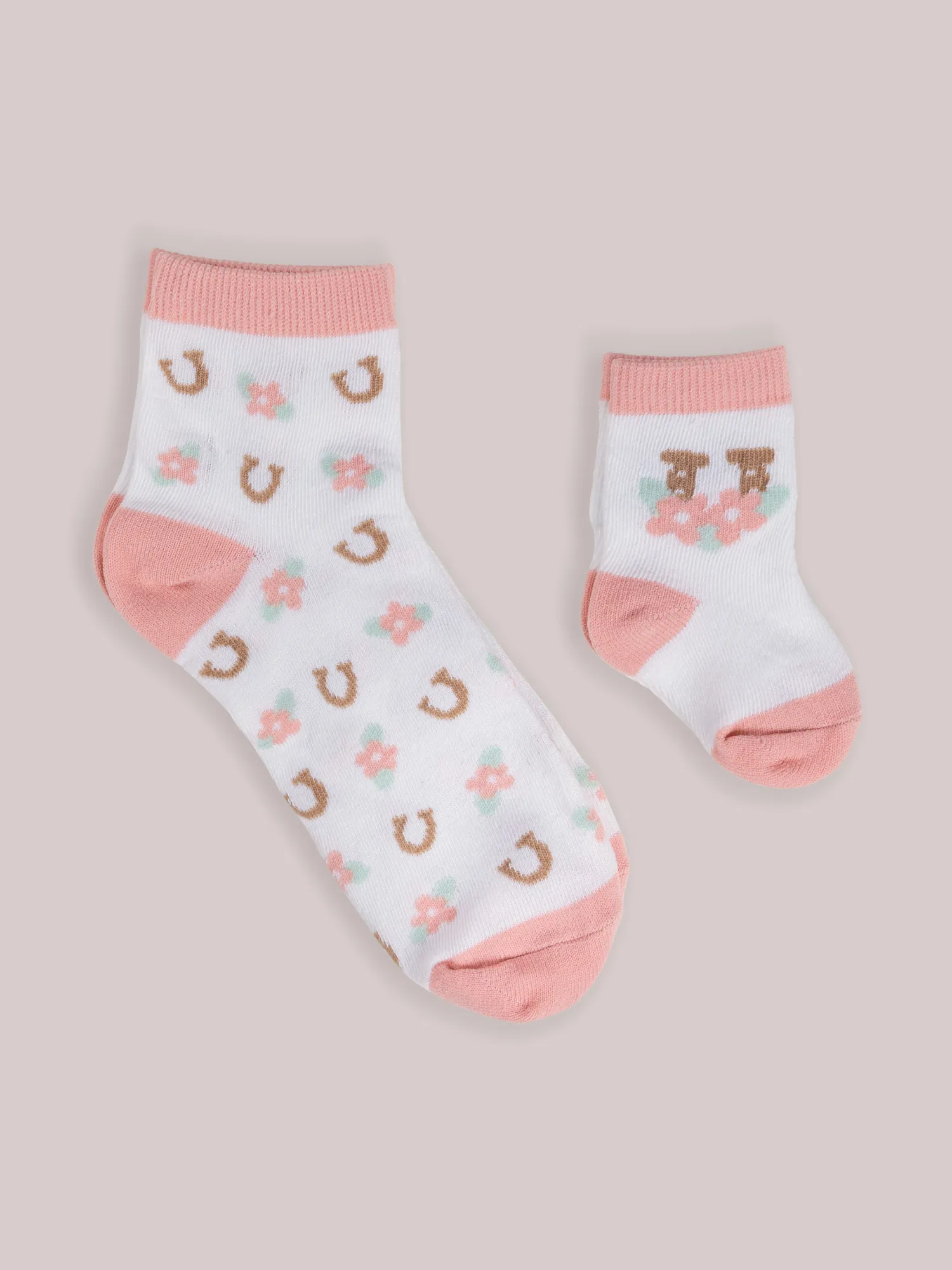 Mama & Me Matching Socks Set -  Bloomin' Boot