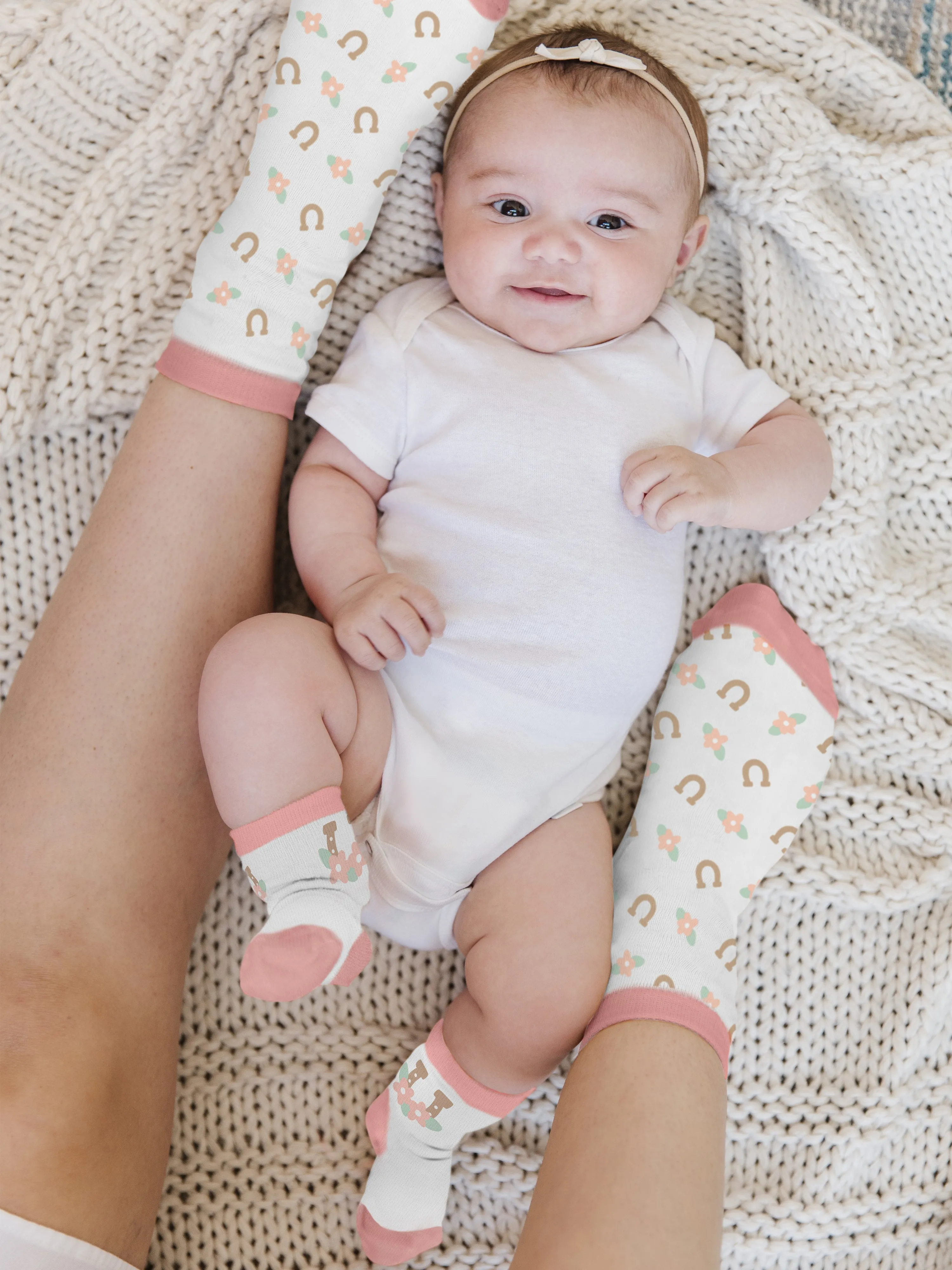 Mama & Me Matching Socks Set -  Bloomin' Boot