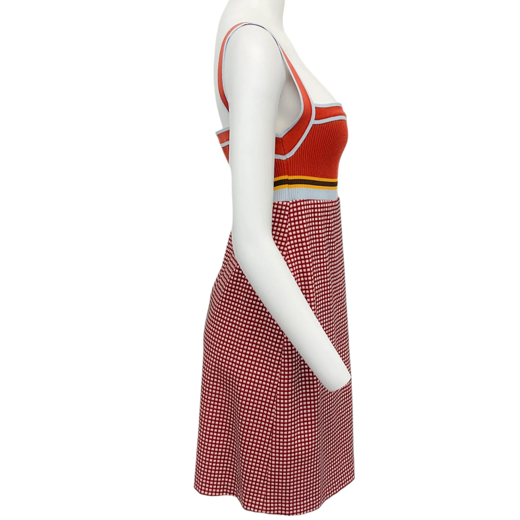 Marni Rust Multi Knit Dress