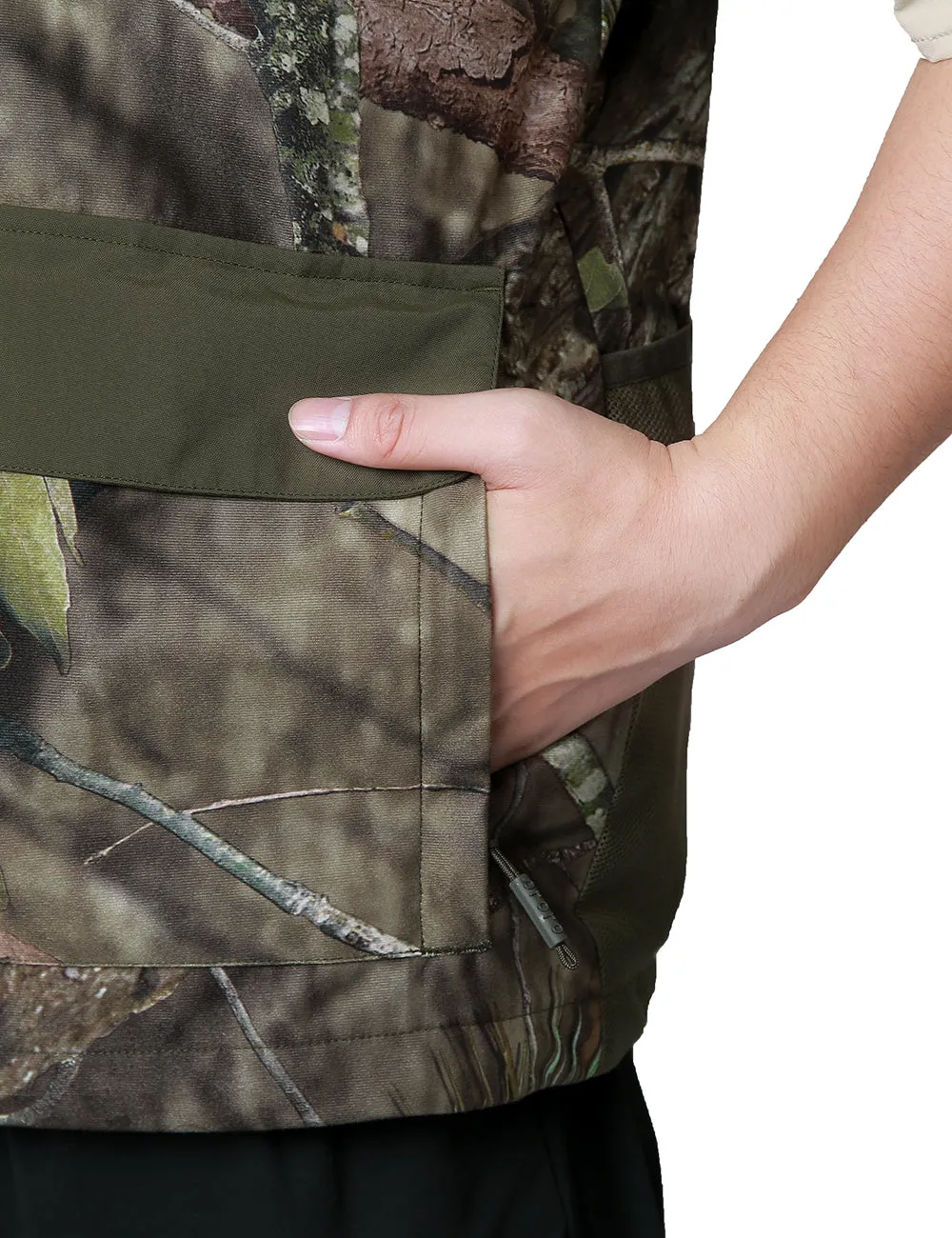 Men's Heated Hunting Vest - Camouflage, Mossy Oak Country DNA