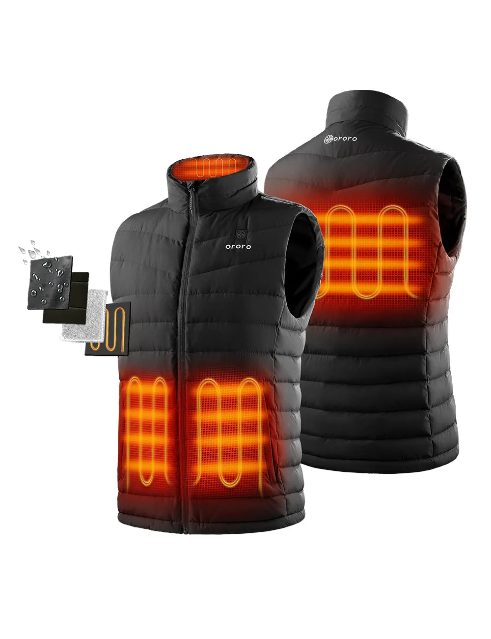 Men's Heated Lightweight Down Vest