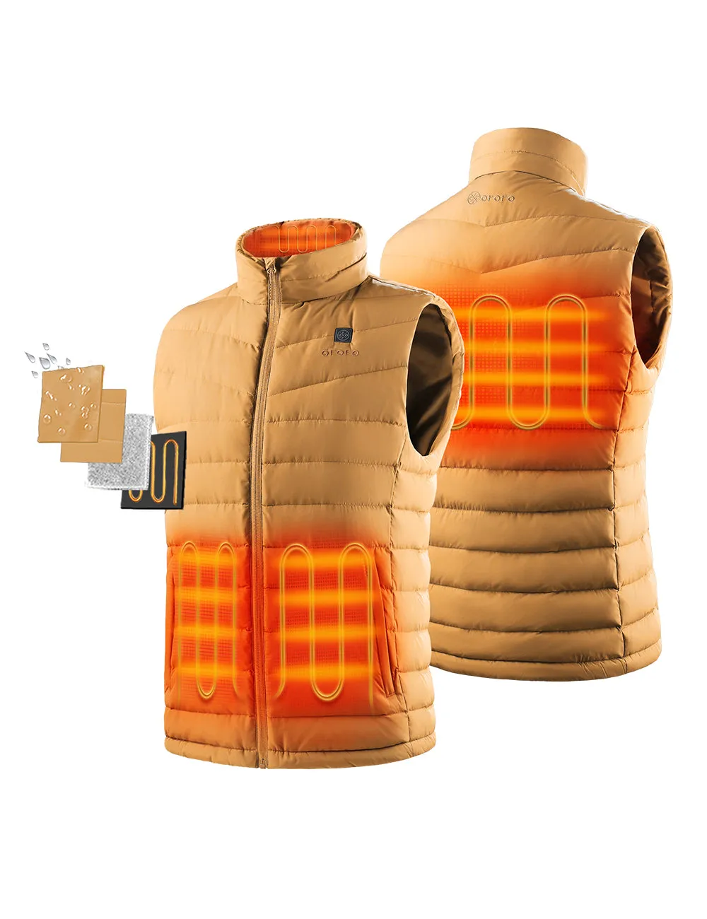 Men's Heated Lightweight Down Vest