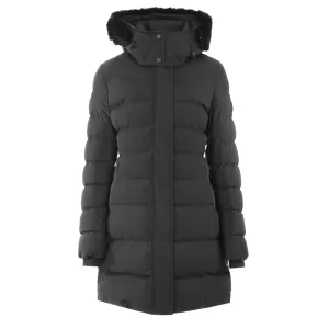 Moose Knuckles Watershed 3 Parka SH Ladies Jacket in Black & Black