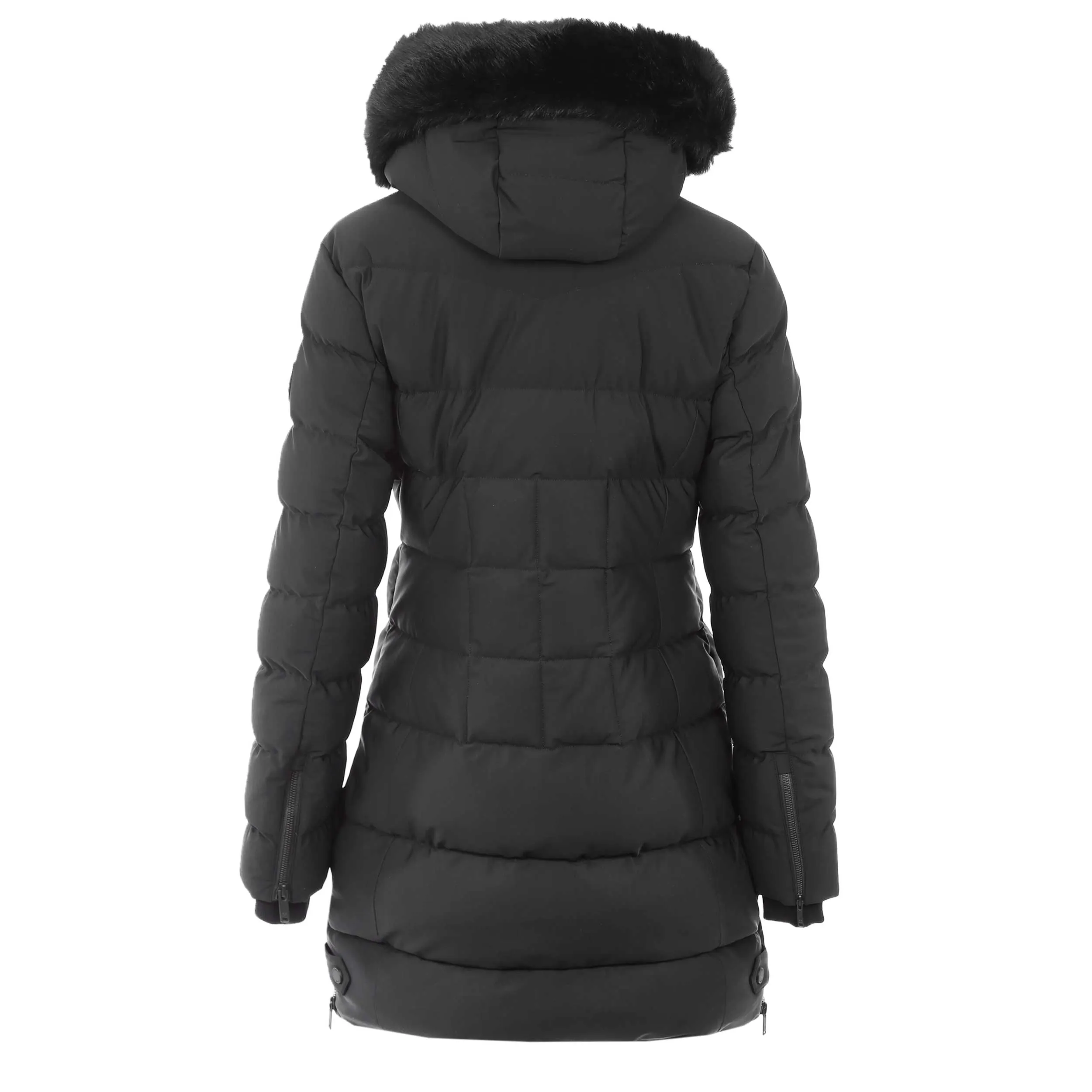 Moose Knuckles Watershed 3 Parka SH Ladies Jacket in Black & Black