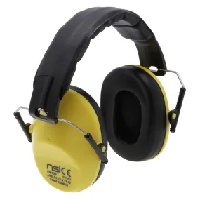 NSI EM-138 Over-the-Head Noise Reducing Earmuffs, 21dB Low-Profile Design